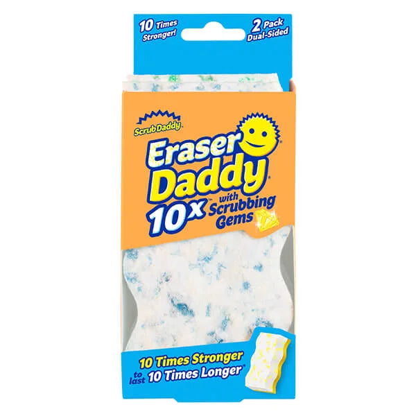 Eraser Daddy 10x melamine eraser scrubbing pads 2 pack