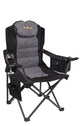 OZtrail Big Boy Arm Chair 220kg Black FCE-BIGBL-F