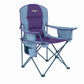 OZtrail Kokomo Cooler Arm Chair Purple 150kg FCE-CACP-F