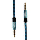 Gizzu 3.5mm AUX Cable 1.5m - Black/Blue