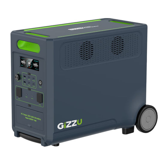 Gizzu Hero Ultra 3840Wh UPS Power Station - GPS3800UE