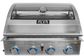 Alva Mojave 4-Burner Glass Hood Drop-In Gas BBQ GSS4BTT