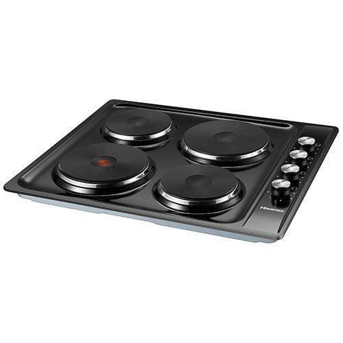 Hisense-600mm 4 Plate Hob-Black H60STEB