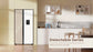 Hisense 508L SBS Fridge Water Dispenser White And Khaki Glass H670SDK-WD