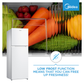 Midea 173L Top Mount Freezer White HD-216FN-WHITE