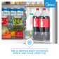 Midea 175L Bottom Freezer Fridge Silver HD-220RN-SILVER