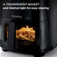 Kenwood - 6L Air Fryer with Grill Function & Window - HFG60.000BK