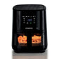 Kenwood - 6L Air Fryer with Grill Function & Window - HFG60.000BK