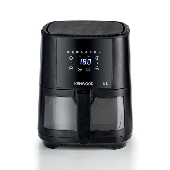 Kenwood - 6L Air Fryer with Grill Function & Window - HFG60.000BK
