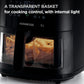 Kenwood - 9L Air Fryer with Grill Function & Window - HFG92.000BK