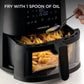 Kenwood - 9L Air Fryer with Grill Function & Window - HFG92.000BK