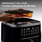 Kenwood - 7L Air Fryer & Steamer 3-in-1 With Window HFS92.000BK