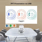 HTPNEO H69 Full HD Projector For Home – WiFi and Bluetooth H69
