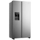 Hisense 474L Side By Side Fridge Freezer Stainless Steel H690SSIDL