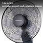 Kenwood Electric Wall Fan with Remote 40cm IFP60