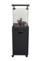 Alva Short Stand Patio Heater - Ceramic Log-Style GHP45