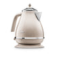 Delonghi - Icona Metallics Electric Kettle, Beige -KBOT3001.BG