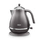 Delonghi Icona Metallics Electric Kettle Grey  KBOT3001.GY