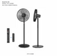 KENWOOD STAND FAN DC BLACK, IFP17.000BK
