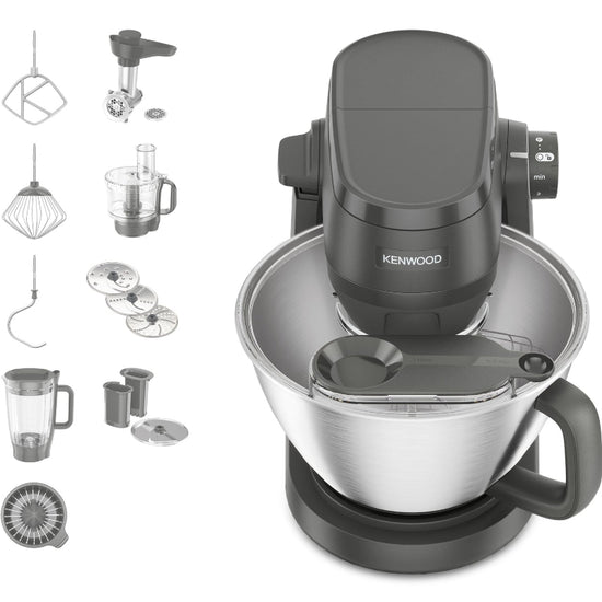 Kenwood Multi Tasker Stand Mixer + Full Accessories 1000W KHC30.070GY