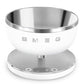 Smeg Digital Kitchen Scale Matt Collezione Aesthetic White KSC01WHMWW