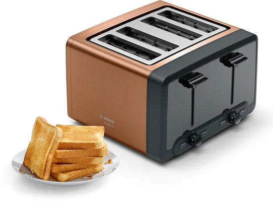 Bosch 4-Slice Toaster DesignLine Copper TAT4P449GB