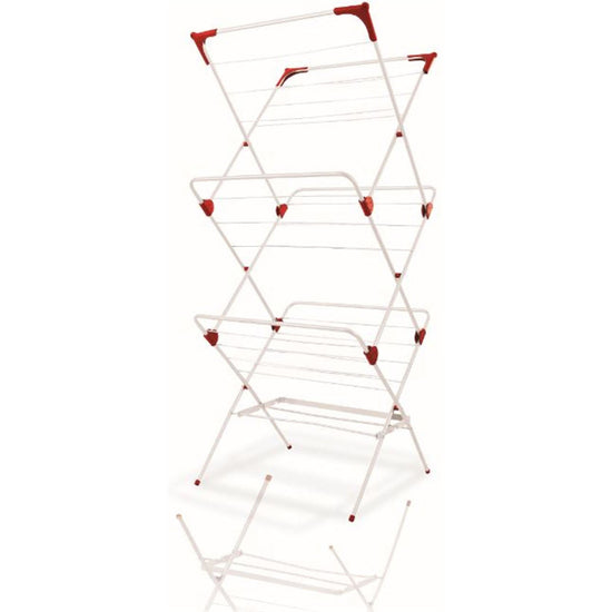Mellerware Clothes Dryer Expandable Powder Coat White 14M Drying Space Karoo MELCD04