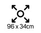 Mellerware Ironing Board Ladder Powder Coat White 100Kg Inspiration MELIBL01