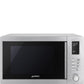 Smeg 25L Silver Microwave MOE25X