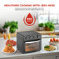 Milex 22L Manual Air Fryer Oven MEO001NEW