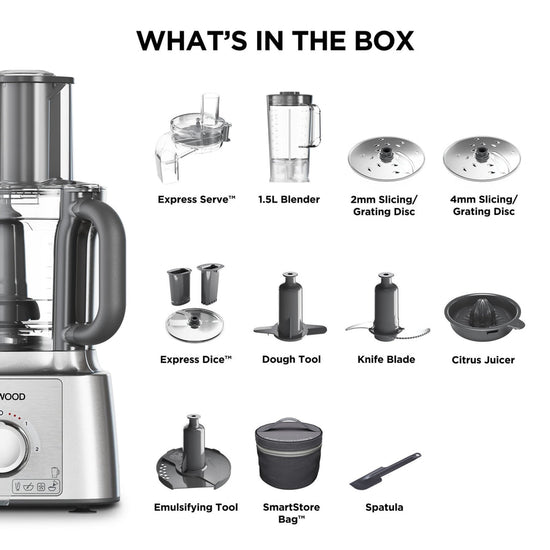 Kenwood - MultiPro Express Food Processor - FDP65.820SI
