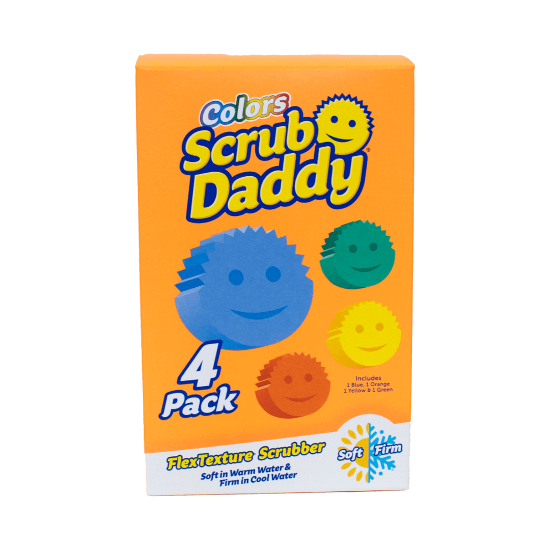 Scrub Daddy Colors value pack 4 count