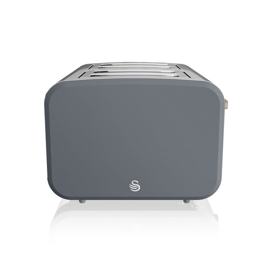 Swan Nordic 4 Slice Polished Stainless Steel Toaster SNT4G