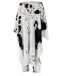 Black and white patterned cow hide 