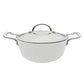 Snappy Chef 24cm Superlight Casserole, White CICW024