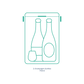 Fieldbar Drinks Box Parisian Green 10 Litre HCFB1-P2241-M1