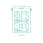Fieldbar Drinks Box Parisian Green 10 Litre HCFB1-P2241-M1