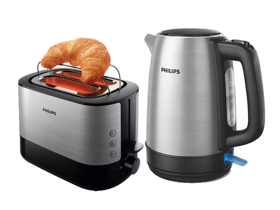 Philips Kettle Toaster Pack Daily Viva Collection Combo