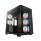 DeepCool CG590U 5F ATX ARGB Gaming Chassis - Black