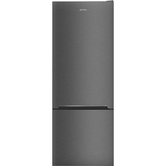 Smeg 70cm Dark Inox Bottom Mount Free Standing Refrigerator RC47KNZA