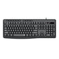 Redragon BK-7366 Full-size Ergonomic Wired Membrane Office Keyboard - Black