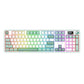 Redragon WYVERN K761 Pro Full-size RGB Wireless Mechanical Gaming Keyboard - White/Green