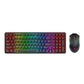 Redragon S162 RGB 3-Mode Wireless Mechanical Gaming Keyboard and Mouse Combo - Black