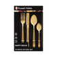 Russel Hobbs 16pc Matt Cutlery Set Gold RHC7018