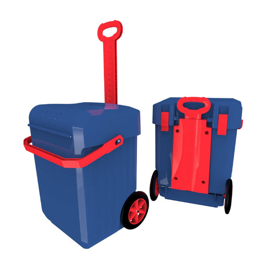 Weelie School Trolley Bag Royal Blue