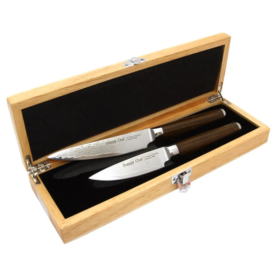 Snappy Chef Damascus 2pc Carving Set SCDK002