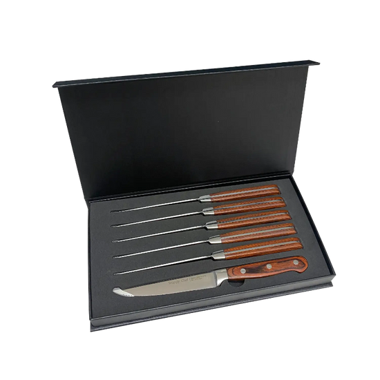 Snappy Chef 6pc Steak Knife Set SCKS006