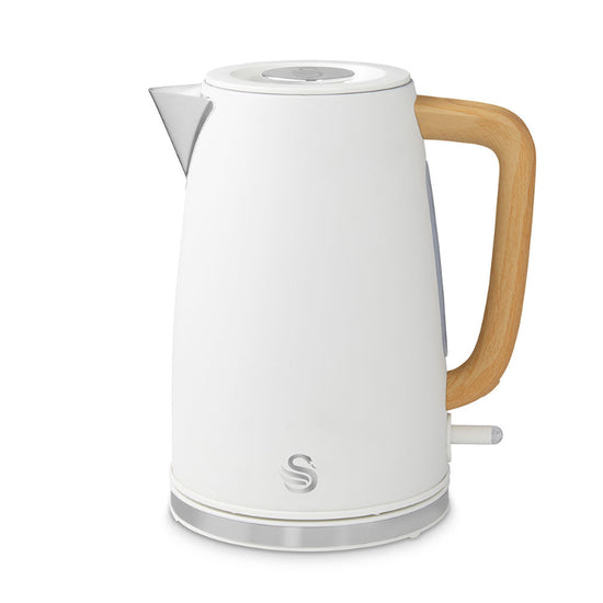 Swan Fjord White Fast Boil 1,7 Litre Cordless Kettle SFK17W