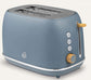 Swan Fjord Grey 2 Slice Toaster SFT2G
