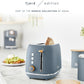 Swan Fjord Grey 2 Slice Toaster SFT2G